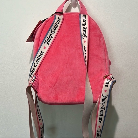 NWT Juicy Couture Pink Lemonade Velour Bog Spencer Backpack main image 8